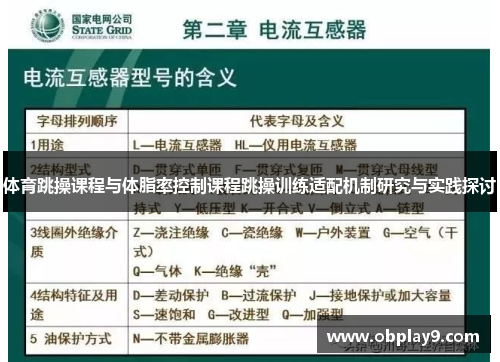 体育跳操课程与体脂率控制课程跳操训练适配机制研究与实践探讨